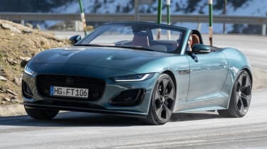 Jaguar F-Type P450 75 - front cornering